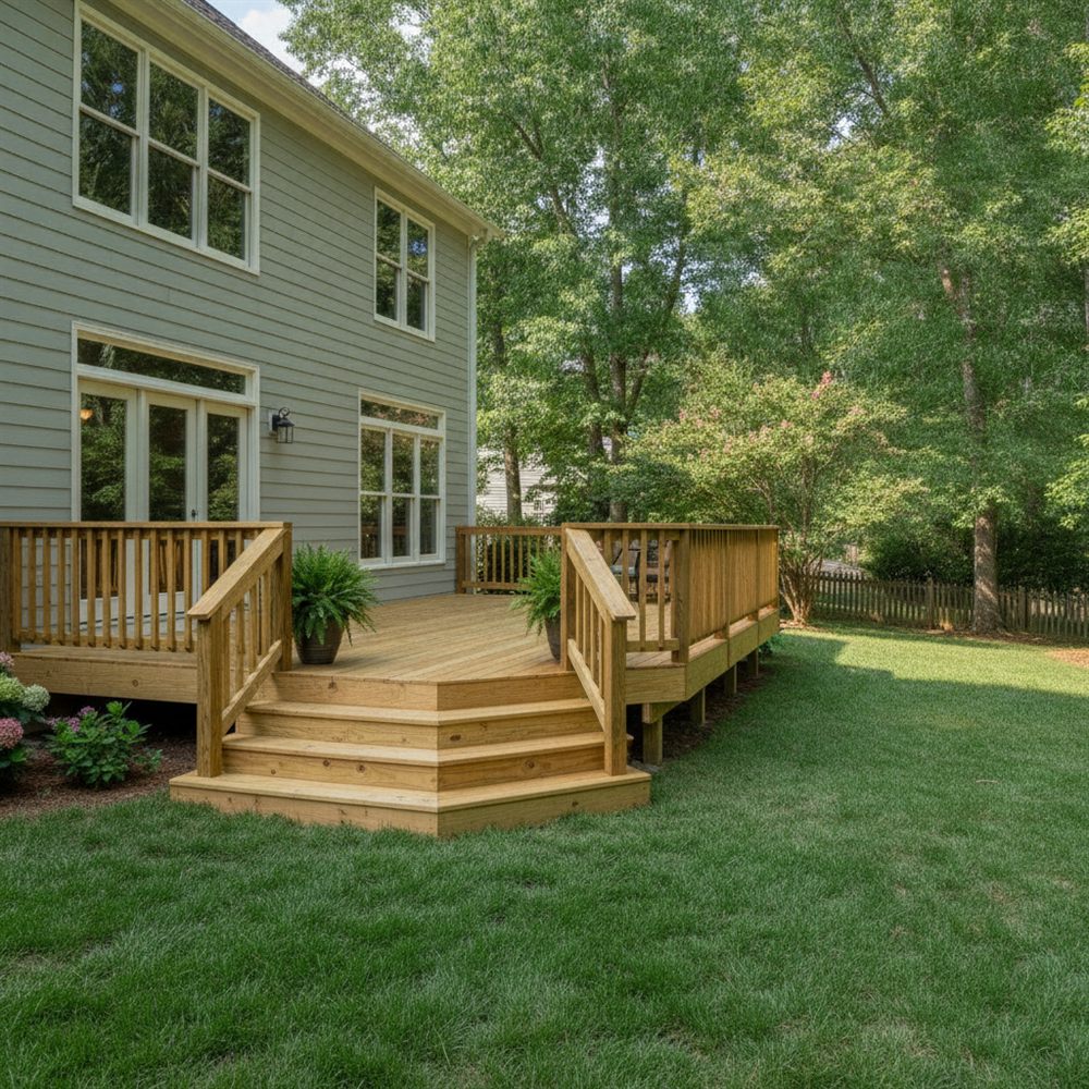 Custom Backyard Deck